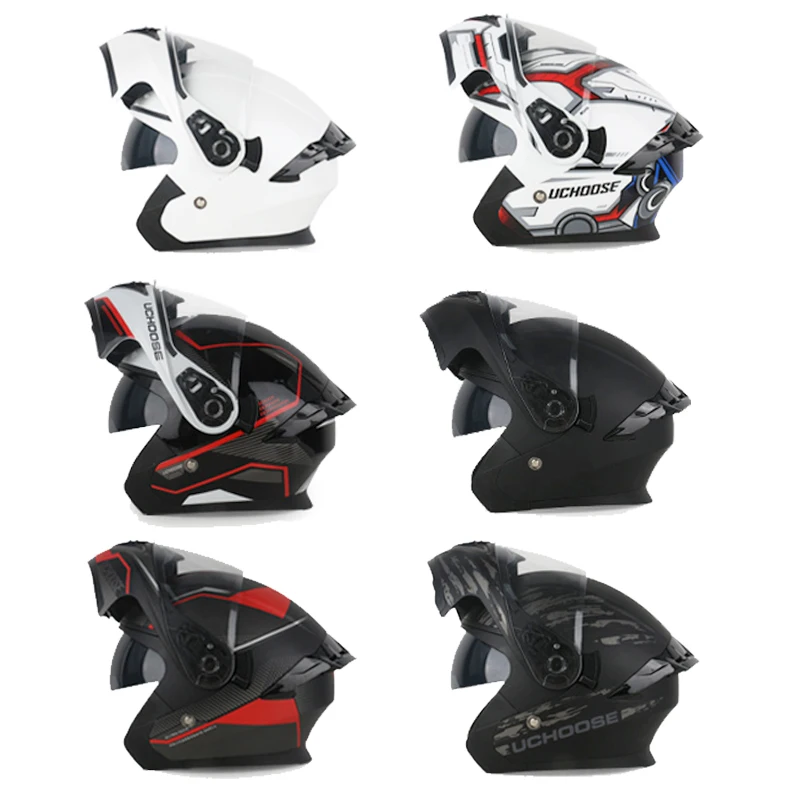 DOT Motorrad Helm Vier Jahreszeiten Motocross Racing Modulare Flip Up – Bild 2