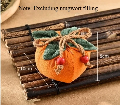 Räuchertasche mit Persimmon-Anhänger, kann am Rückspiegel oder im Auto aufgehängt werden, Segenstände, leeres