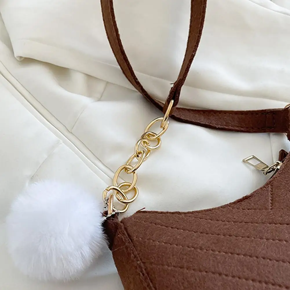 Mini Damen Umhängetaschen Mode Filz Damen Tasche Design Erweiterte – Bild 6