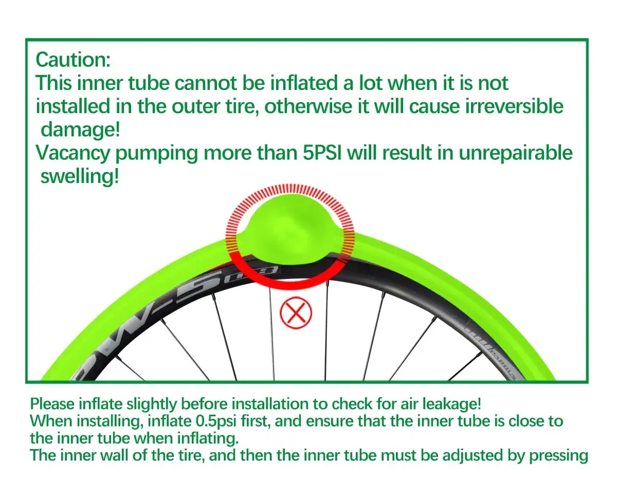 CYCLAMI Ultraleicht Rennrad MTB 29 Fahrrad TPU Innenrohr Reifen – Bild 6