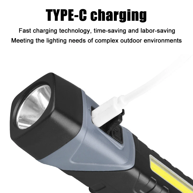 Multifunktionale Arbeitsscheinwerfer, magnetische LED-Taschenlampe – Bild 6