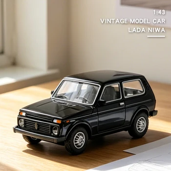 1/43 Russisches Retro-Automodell, Druckguss-Metall, Exquisites und kompaktes Taschenauto, Wunderschönes
