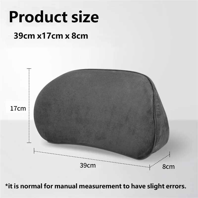 Auto Memory Foam Lordosenstütze Kissen Taille Kissen Rückenlehne Sitz – Bild 6