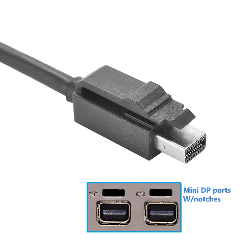 Mini DisplayPort auf DisplayPort Adapterkabel 4K 60 Hz / 144 Hz – Bild 2
