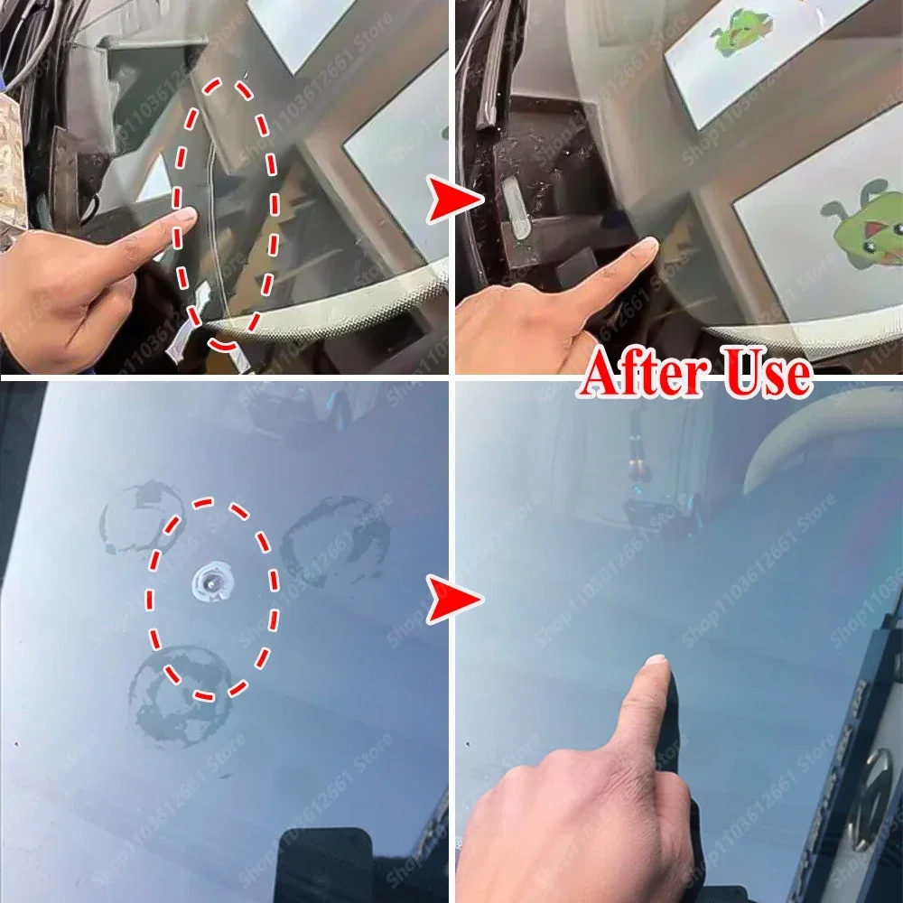 Auto Glas Reparatur Fenster Risse Gone Kit Entfernen Kratzer Automobil – Bild 5