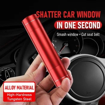 2-in-1 Auto-Notfallhammer Fensterbrecher Gurtschneider Auto-Fenster-Notfallhammer Rettungswerkzeug