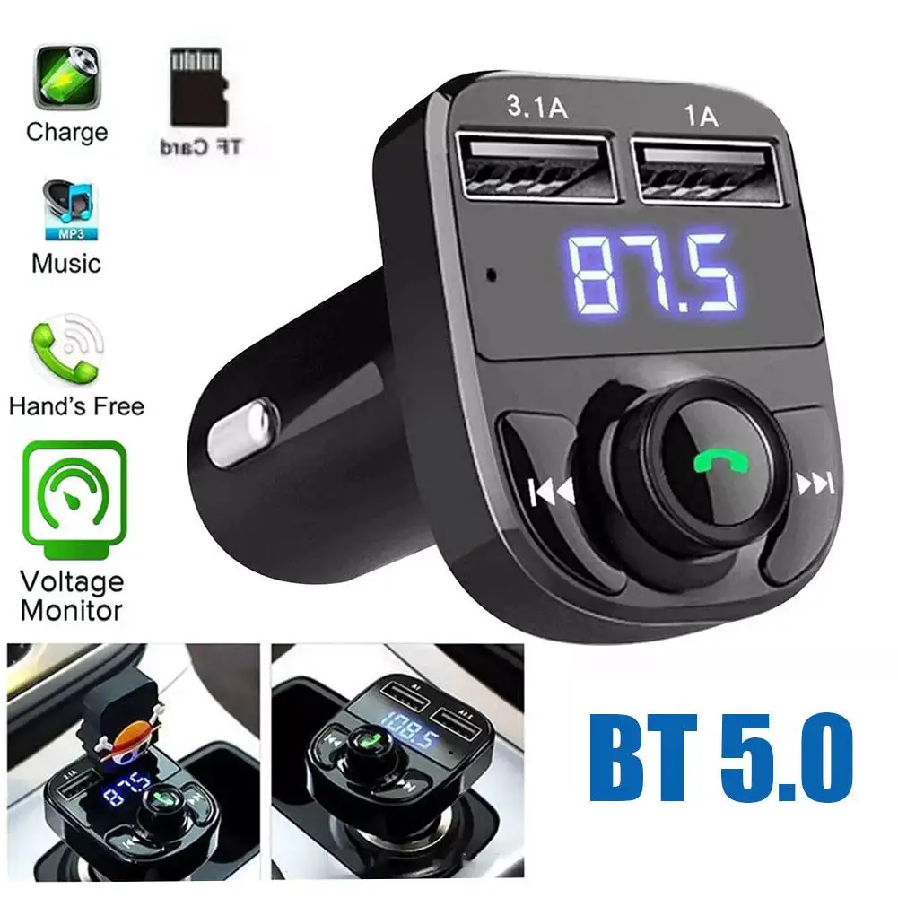 Bluetooth FM-Transmitter für Auto, Freisprecheinrichtung, MP3-Player – Bild 6