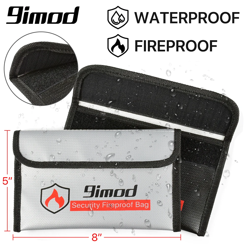 9imod 5x8 Zoll tragbare feuerfeste Tasche explosionsgeschützte – Bild 2