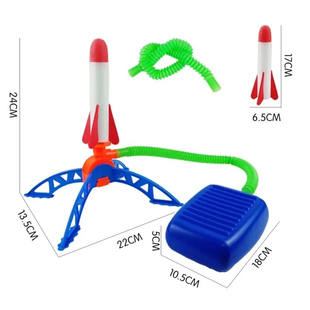 Air Rocket Fußpumpe Launcher Outdoor Air Pressing Pedal Soaring Rocket – Bild 5