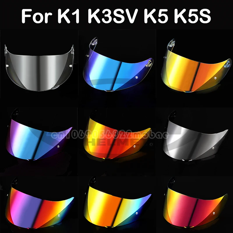 AGV K5 K5S K5-S K3SV K1 K1S Compact ST Motorradhelm Visier Linse Schutzbrille Vollgesichtsvisier Zubehör