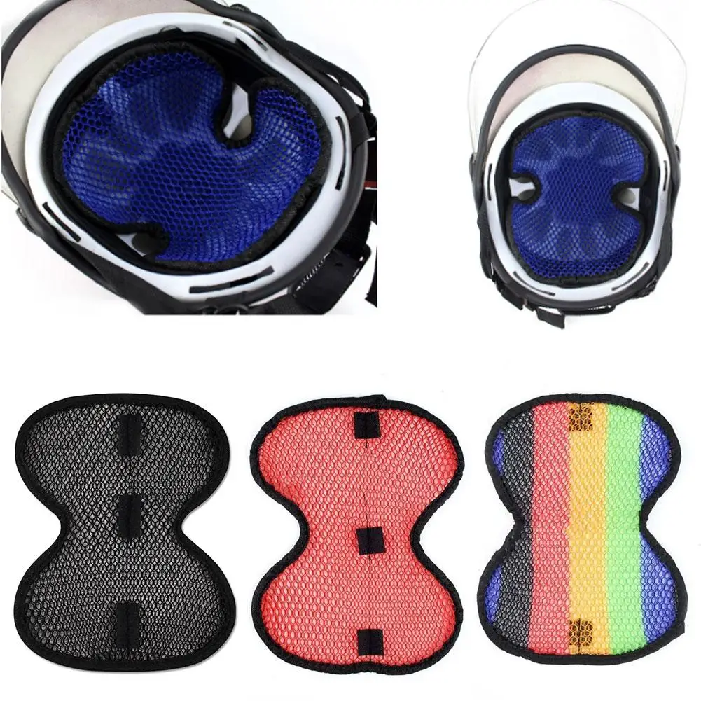Motorrad Helm Einsatz Liner Kappe Kissen Pad Atmungsaktiv Schnell – Bild 6