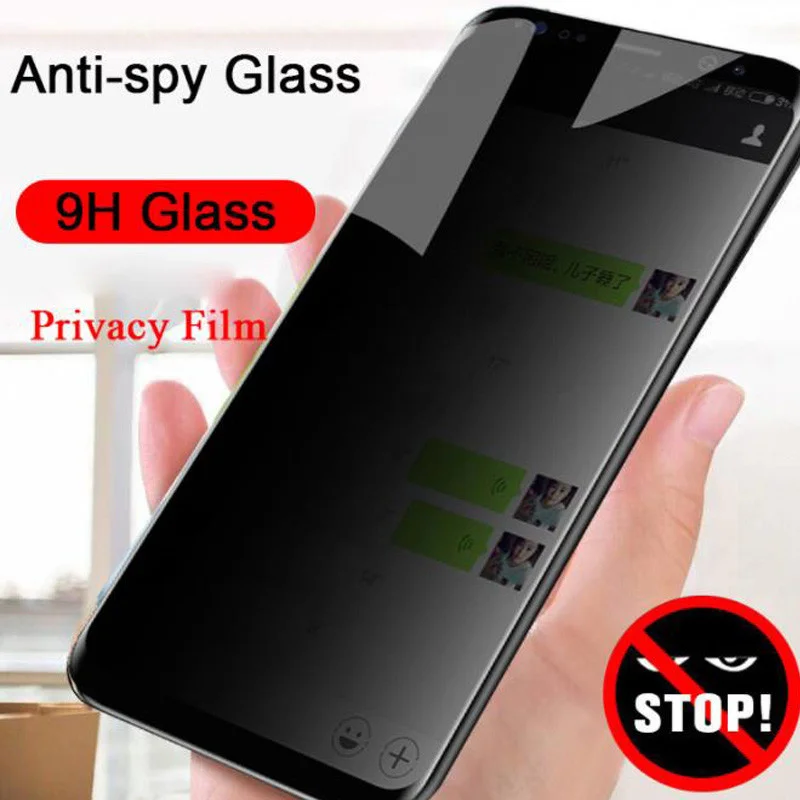 IPhone 16 17 18 15 14 pro Privatsphäre gehärtetes Glas sichtschutz – Bild 6