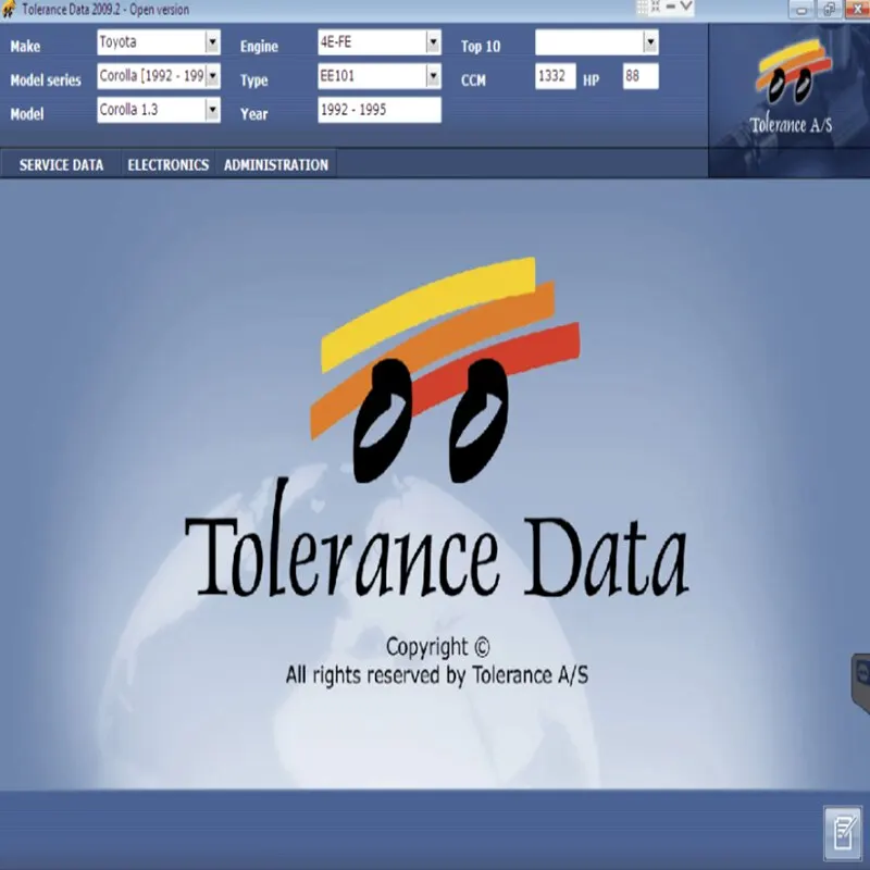 2021 Toleranzdaten 2009.2 Autoreparaturdaten mit Keygen Unlimited Activator Software Car Repair Tool