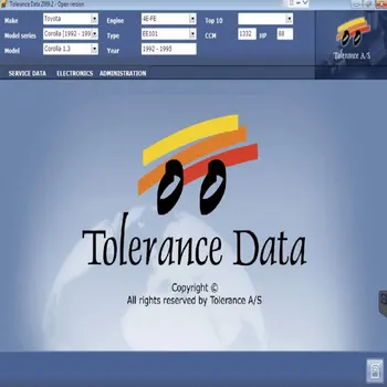 2021 Toleranzdaten 2009.2 Autoreparaturdaten mit Keygen Unlimited Activator Software Car Repair Tool