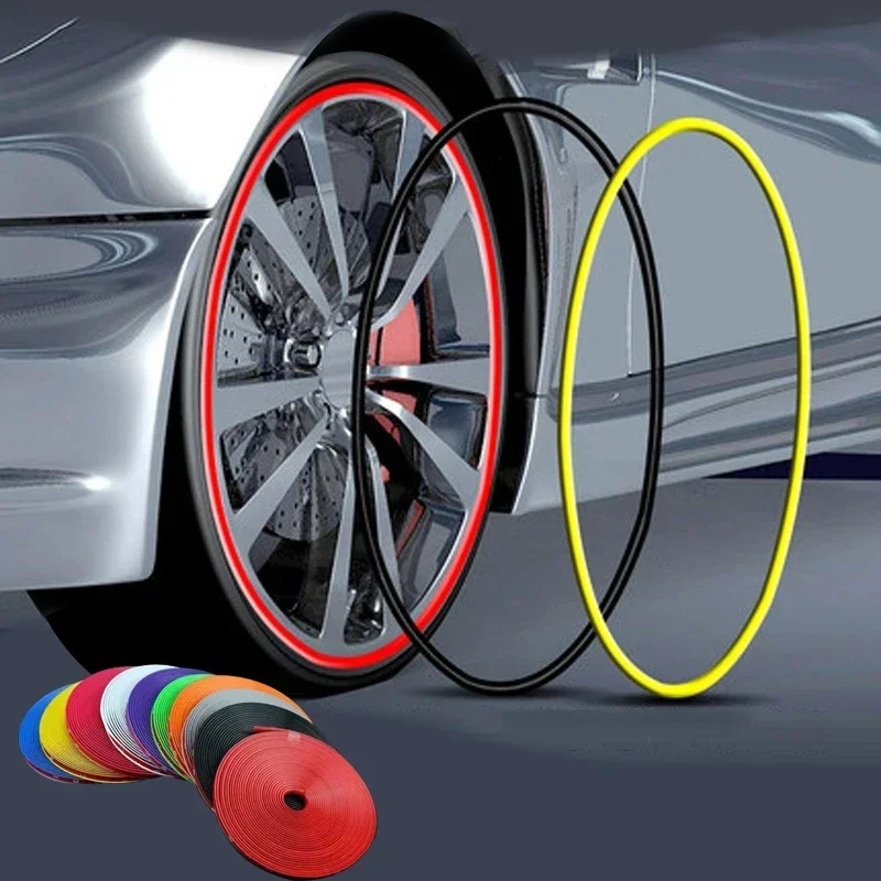 Mode 8M Auto Rad Dekorative Streifen Universal Auto Felge Schützen – Bild 2