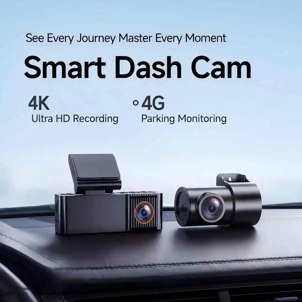 4K-Dashcam mit Parküberwachung, Nachtsicht, intelligenter – Bild 4