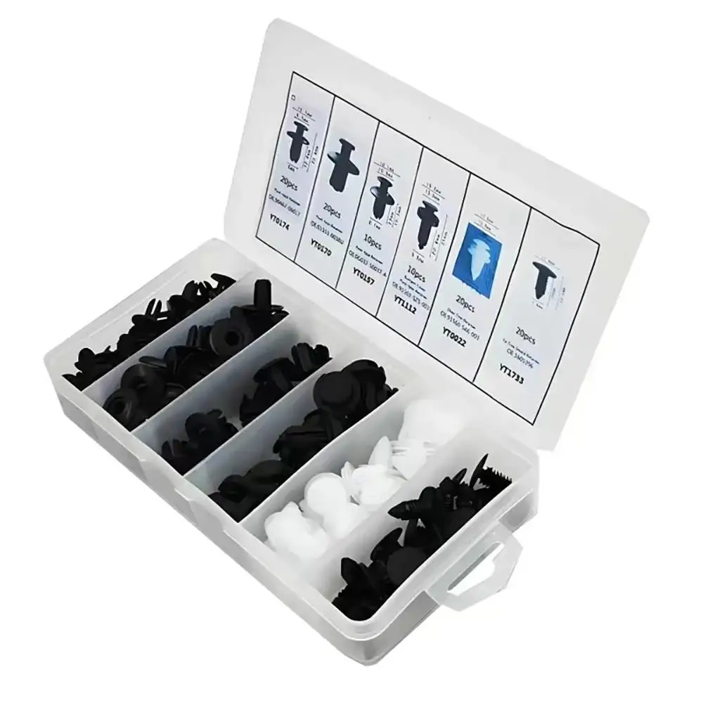 Auto-Befestigungsclip-Set, Kotflügel-Nietclips (100 Stück) – Bild 4