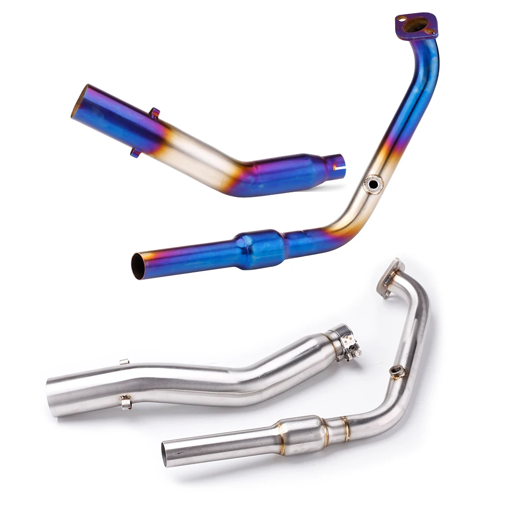 MT15 R15 V3 V4 Motorradauspuff Komplettsysteme Edelstahlrohr Header – Bild 4