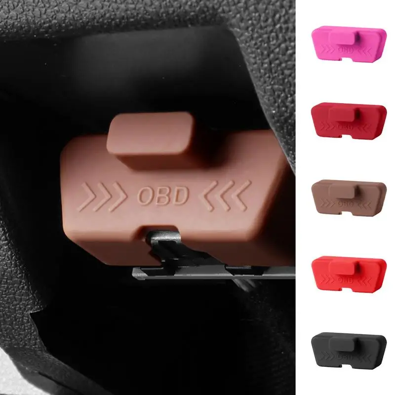 Silikon Auto OBD Port Abdeckung Wasserdicht Rost-proof OBD Port Lock – Bild 2