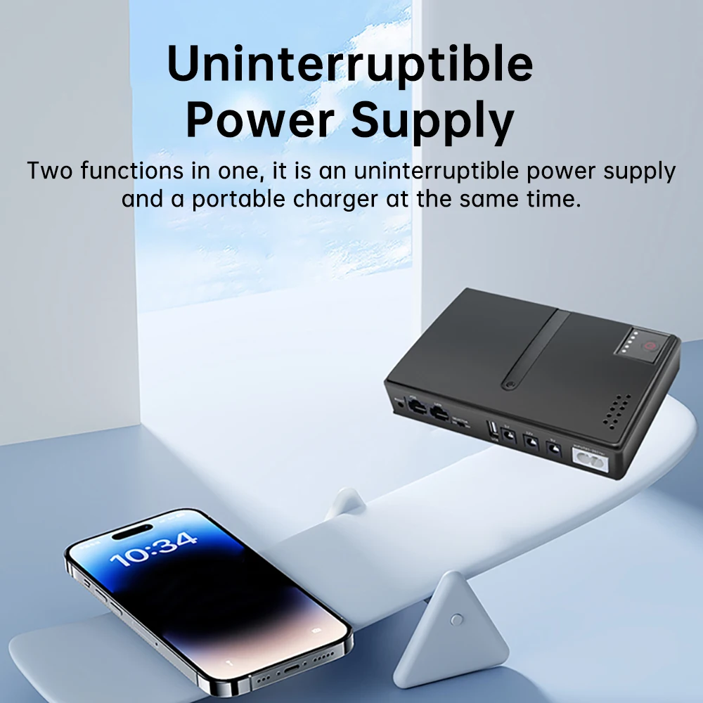 1018L DC USV Batterie-Backup 5V 9V 12V 2A 15V 24V Ausgang – Bild 5