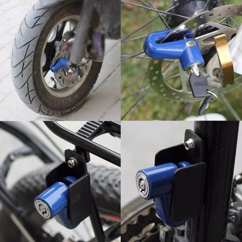 Motorrad Fahrrad Anti-Diebstahl Rad Scheiben brems schloss – Bild 4