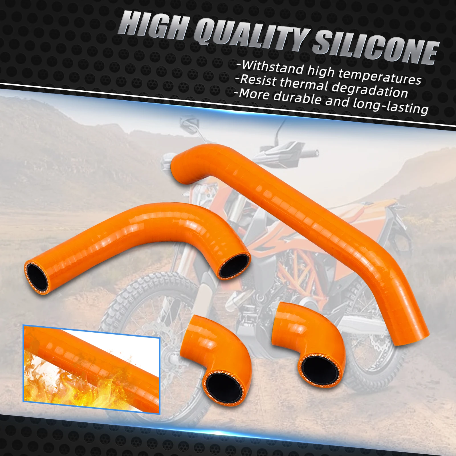 KTM EXC 300 EXC 250 XCW 300 2024 SX XC 250 300 2023-2024 Silikon – Bild 4