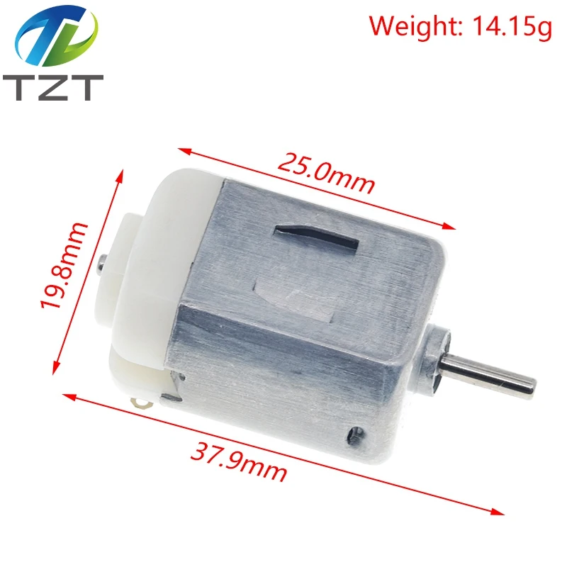 TZT 3V 0,2A 12000RPM 65Gcm Mini Micro DC Motor für DIY Spielzeug – Bild 2