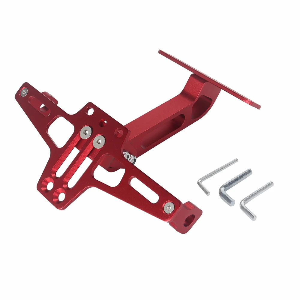 Motorrad Hinten Kennzeichen Halterung Aluminium Legierung Halterung Motorrad Universal Zubehör Motorrad