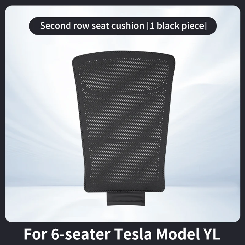 6-Sitzer Tesla Model YL Autositzkissen, Model Y L Vorder- und Rücksitzkissen, Rückenlehnenkissen