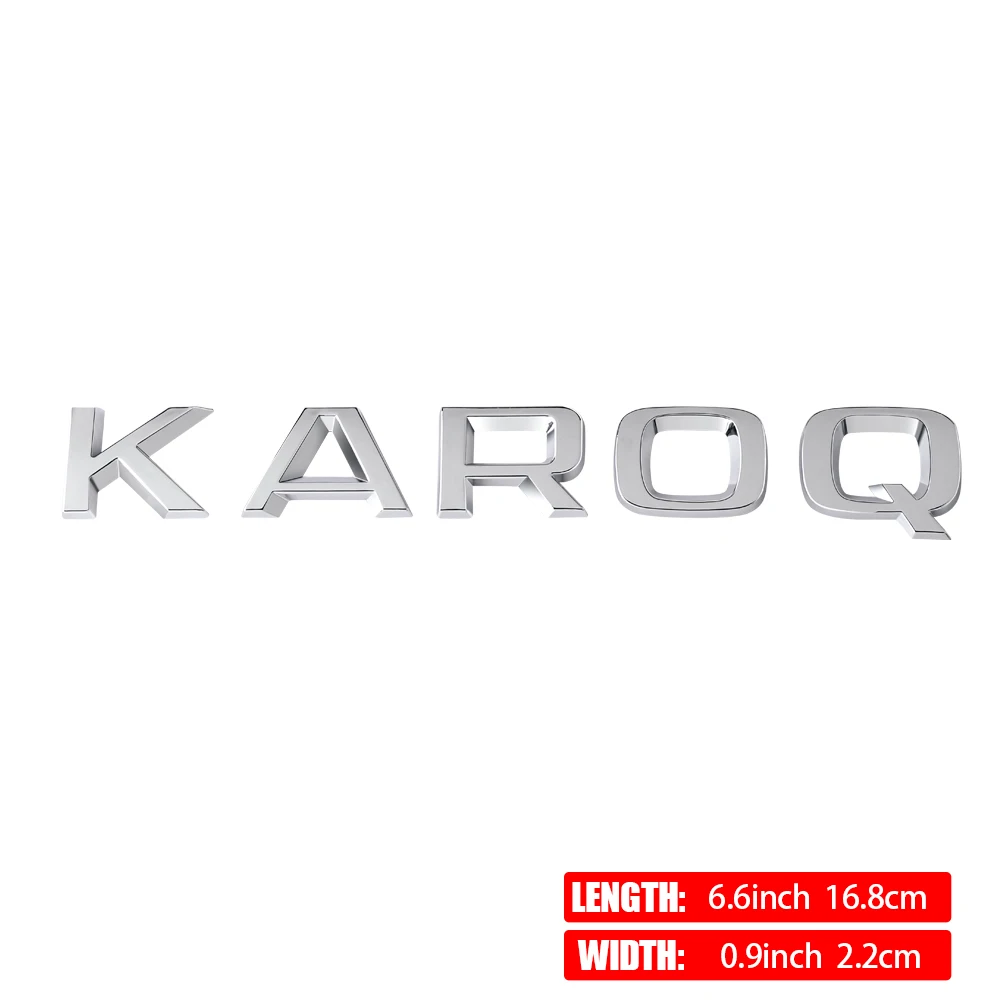Auto Styling Emblem Körper Stamm Aufkleber Außen Zubehör Für Skoda Fabia Kamiq Karoq Kodiaq Octavia Schnelle
