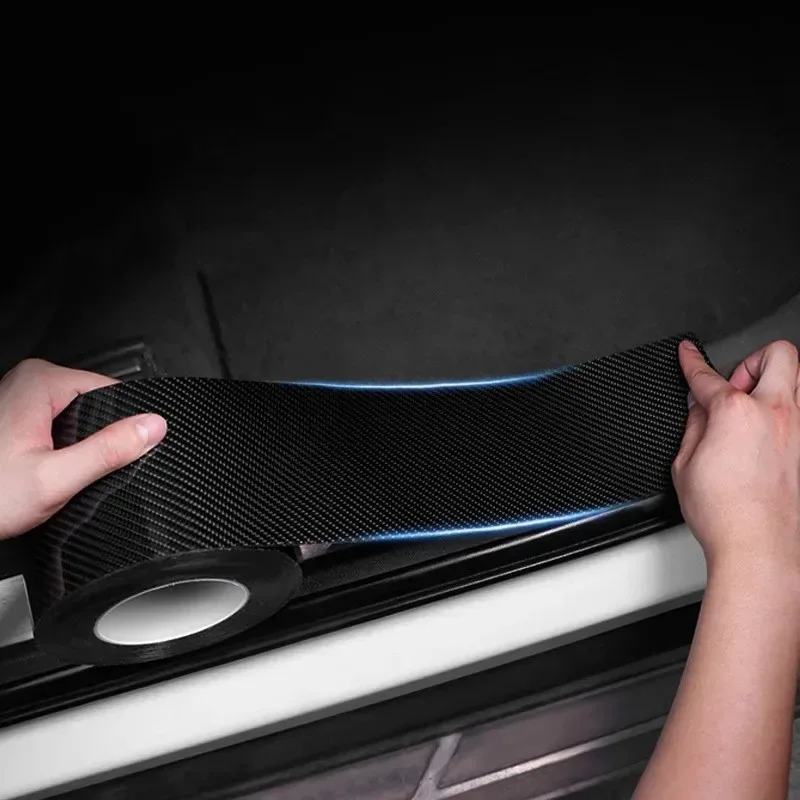 Nano Carbon Faser Auto Aufkleber Paste Schutz Streifen DIY Automotive – Bild 5