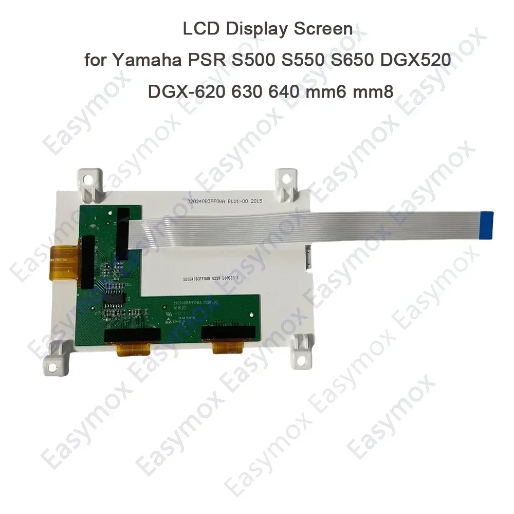 LCD-Display für Yamaha DGX520 PSR S500 S550 S650 DGX-620 630 640 mm6 – Bild 2