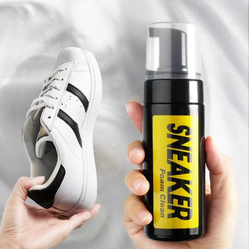 Schuhreiniger-Schaum Trockenreinigungsset 150ML Wasserfreier Schaum – Bild 5