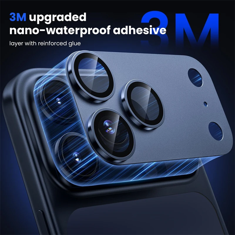Metallglas-Kameraobjektivschutz für iPhone 17 Air 16 15 14 13 Pro Max – Bild 4