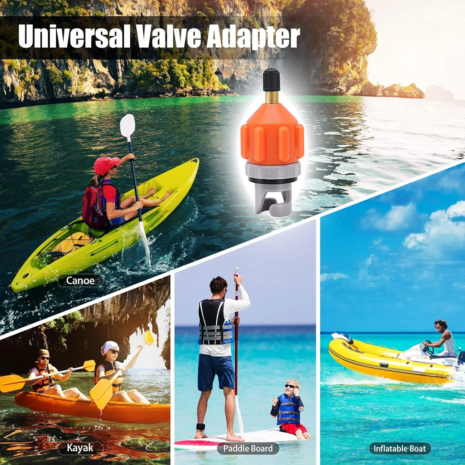 Surfbrett-Luftpumpenadapter für aufblasbare Stand-Up-Paddle-Boards – Bild 2