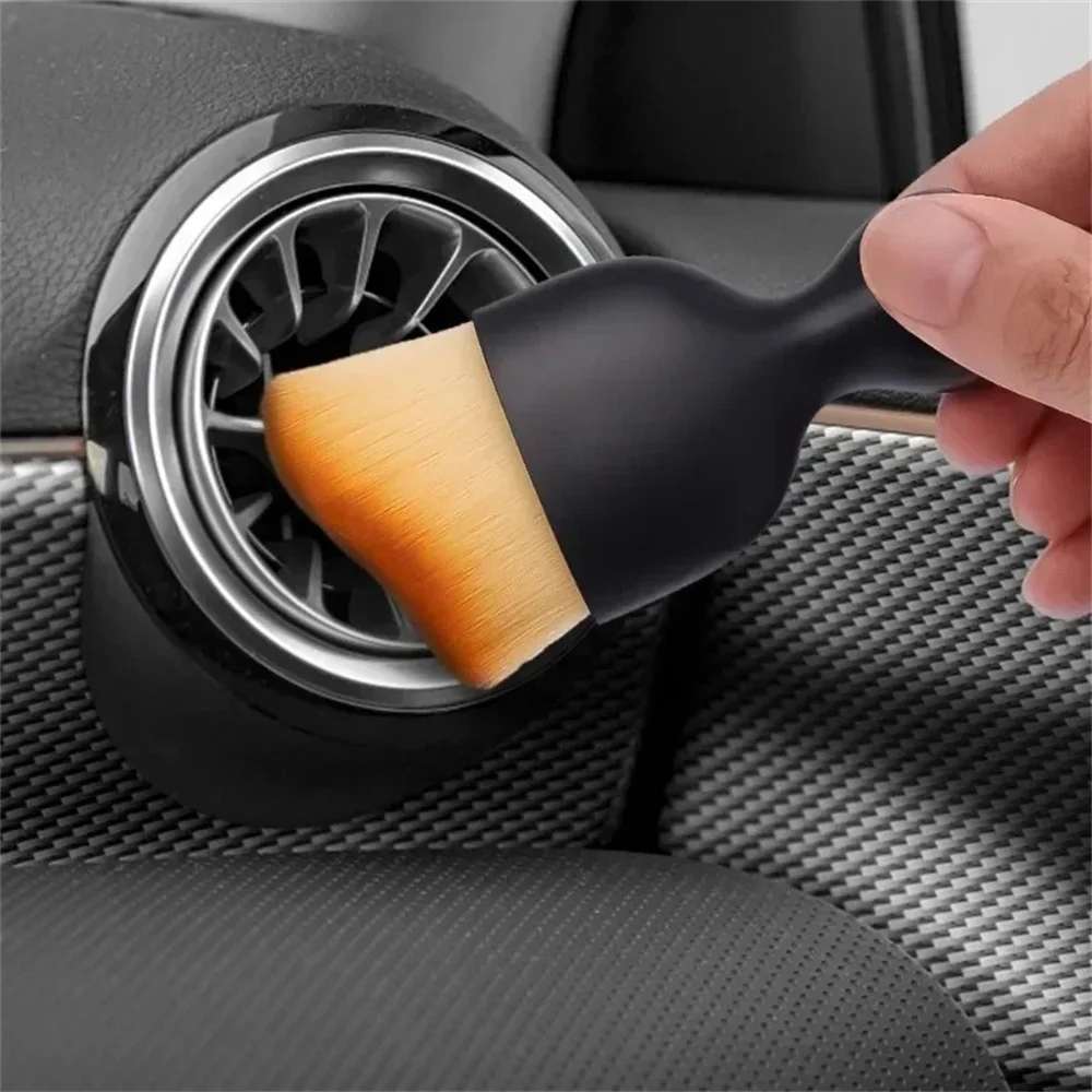 Weiche Reinigungsbürste für Auto-Lüftungsschlitze mit Gehäuse – Bild 6