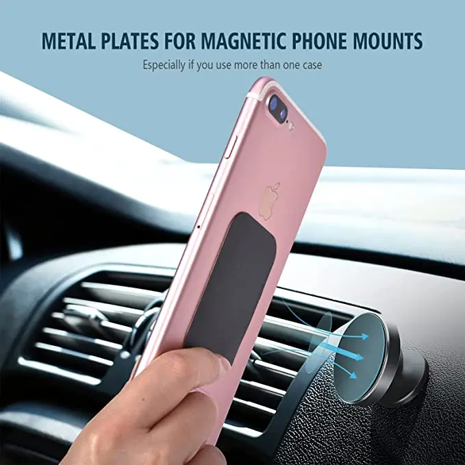 Metall Disk Platte für Magnetische Telefon Halter Schwarz (5 Stück) – Bild 2