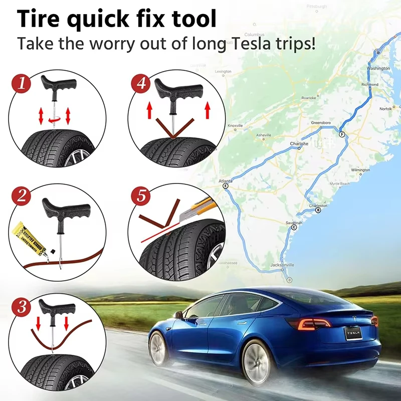 Tesla Gummi Hebe Jack Pad Adapter Werkzeug für Tesla Modell 3/Y/S/X – Bild 4