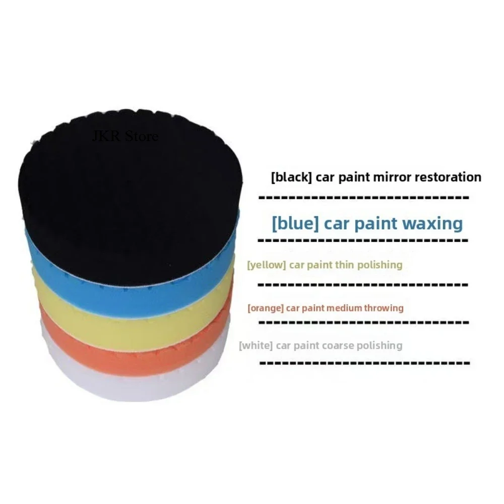 Auto-Detailing Polierpad-Set 5 6 7 Zoll Runde Selbstklebende – Bild 5