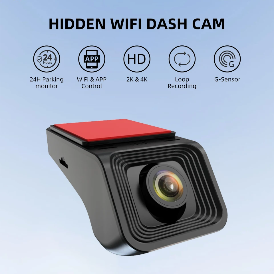 Dashcam 4K&:2K Frontkamera mit WIFI, Super-Nachtsichtfunktion – Bild 2