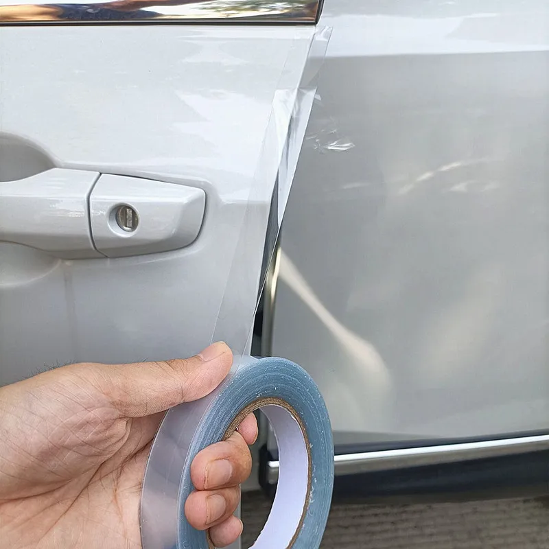 2 cm x 5/10 m PPF Auto Körper Tür Kanten Farbe Schutz Film Anti-Scratch Wrap Aufkleber auto Autos Styling