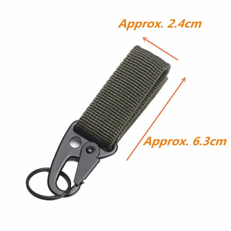Karabiner Hochfester Nylon-Schlüsselhaken MOLLE Gurtband Schnalle – Bild 5