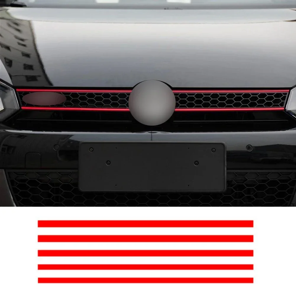 Auto Aufkleber Streifen Reflektierende Aufkleber Front Hood Grille – Bild 2