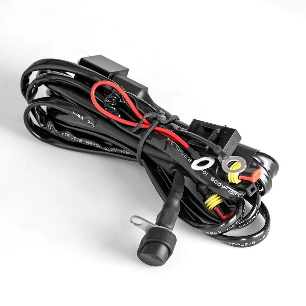 Motorrad Nebel Licht Kabelbaum LED Lampe Scheinwerfer Refit Relais – Bild 5