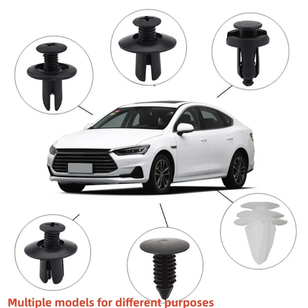 Auto Befestigungs clip Kit Kotflügel Niet clips Karosserie (100 Stück) – Bild 2