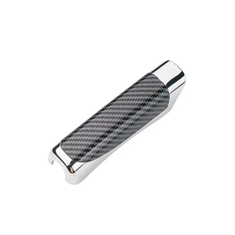 Universal Auto Handbremse Griffe Hand Bremse Abdeckung Schutz Abdeckung Carbon Faser Parkplatz Bremse