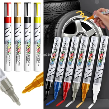 Auto-Kratzer-Reparaturstift: Lackstift zur Kratzerentfernung, Fahrzeugreifen-Lackmarker, Klarlack-Set für die