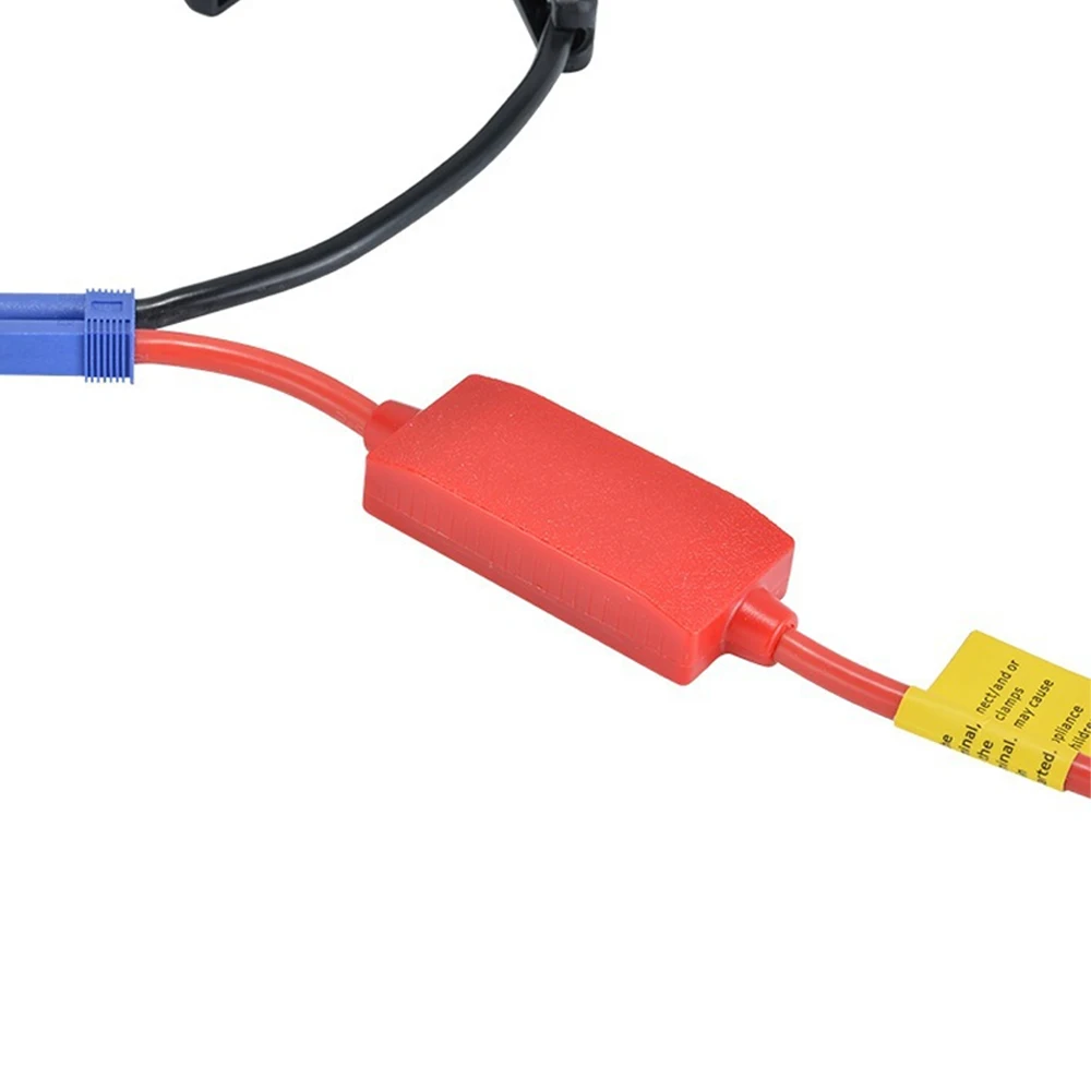 Auto-Starthilfekabel mit EC5-Stecker und Klemmen, Verpolungsschutz – Bild 5