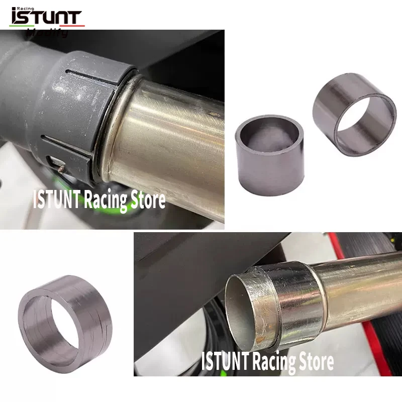 38 39 39,5 40 41 42 45 48,5 50 55 58 MM Motorrad- und Auto-Auspuff-Verbindungsrohr für verschiedene