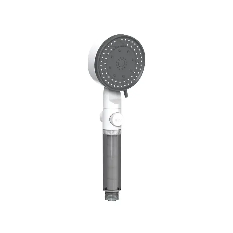 8-Modus-Duschkopf, Wasserfilter, verstellbare Hochdruckdusche, tragbare One-Key-Stop-Dusche, Badezimmerzubehör
